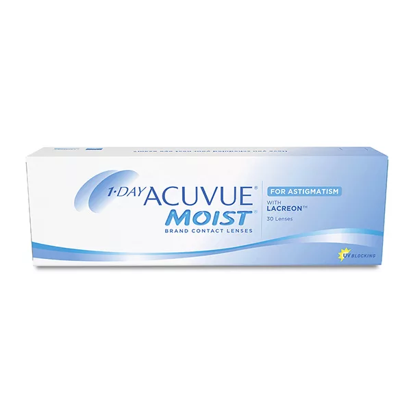Контактные линзы Johnson & Johnson 1-DAY Acuvue Moist Astigmatism 30 шт.