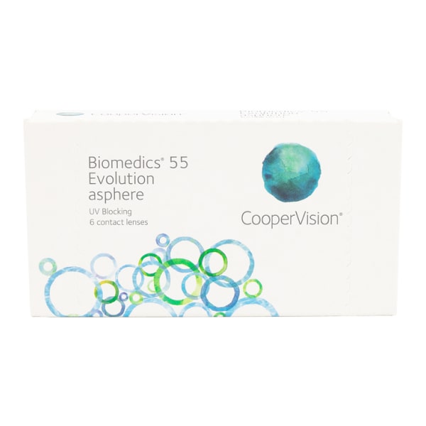 Контактные линзы Cooper Vision Biomedics 55 Evolution Asphere 6 шт