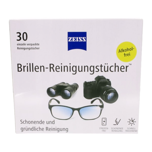 Zeiss влажные салфетки для линз Brillen Reiningungstucher 30шт