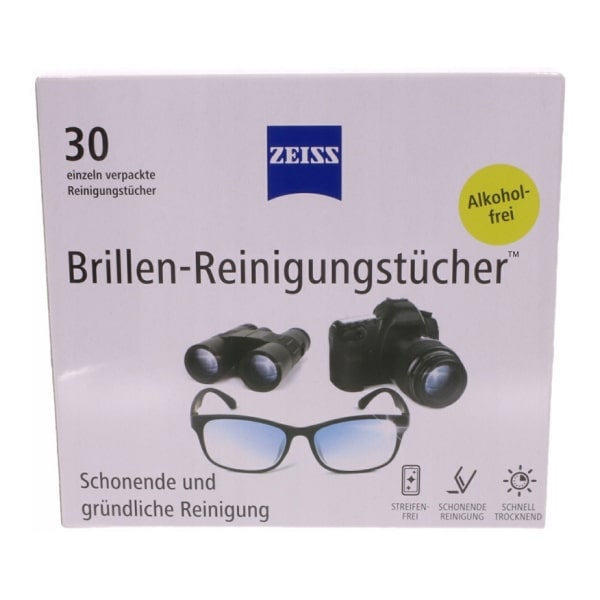 Zeiss влажные салфетки для линз Brillen Reiningungstucher 30шт