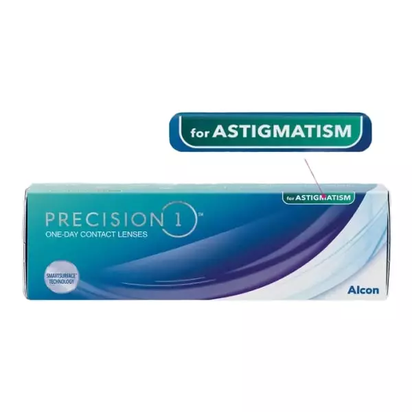Контактные линзы ALCON Precision 1 Toric, 30 шт.
