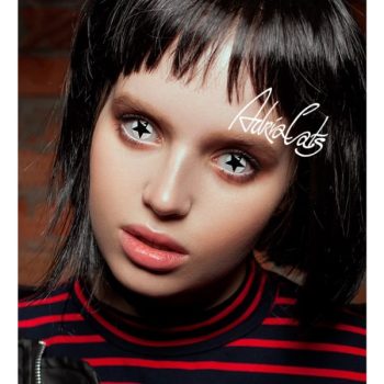 Контактные линзы ADRIA Crazy Black Star (черная звезда) 1 шт. SPH 0,0