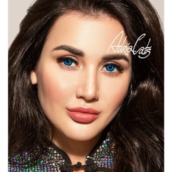 Контактные линзы ADRIA Crazy Blue Angelic (голубой ангел) 1 шт. SPH 0,0
