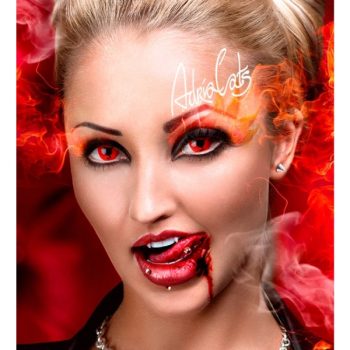 Контактные линзы ADRIA Crazy Devil (дьявол) 1 шт. SPH 0,0