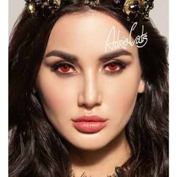 Контактные линзы ADRIA Crazy Hot Red (яркий красный) 1 шт. SPH 0,0