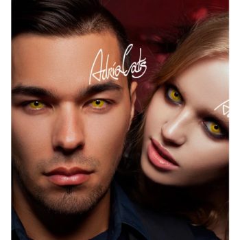 Контактные линзы ADRIA Crazy Solid Yellow (сплошной желтый) 1 шт. SPH 0,0