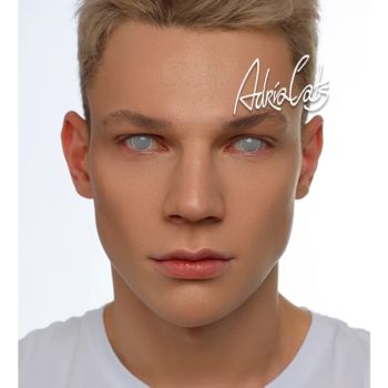 Контактные линзы ADRIA Crazy White Vampire (белый вампир) 1 шт. SPH 0,0