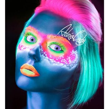 Контактные линзы ADRIA Neon Violet (фиолетовый) 2 шт. SPH 0,0