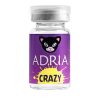 Контактные линзы ADRIA Crazy White Vampire (белый вампир) 1 шт. SPH 0,0
